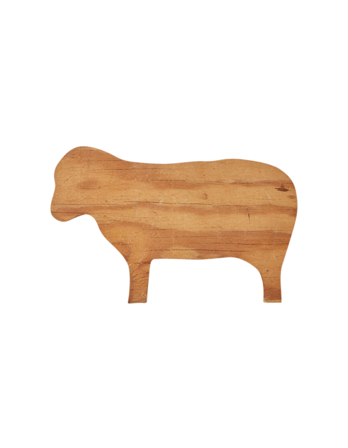 Wooden Lamb Decor