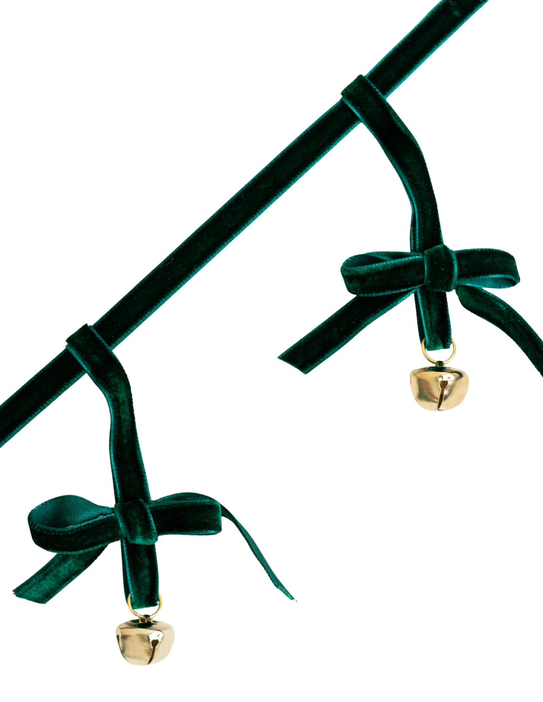 Velvet Ribbon Bell Garland