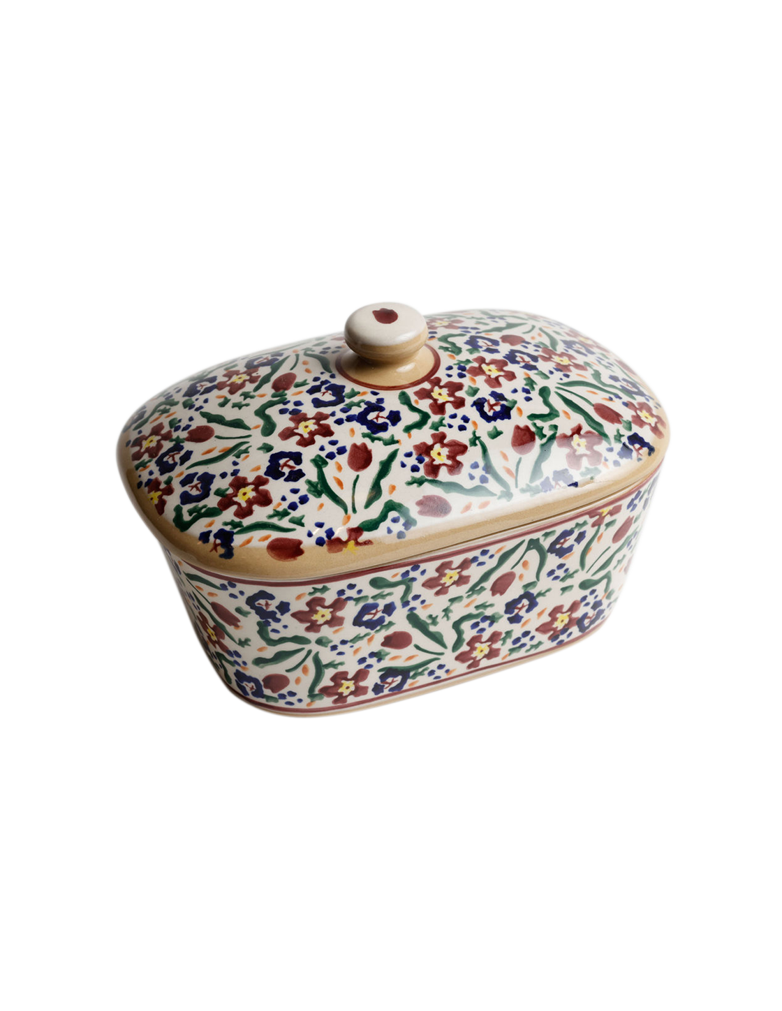 Wildflower Meadow Covered Butter Dish