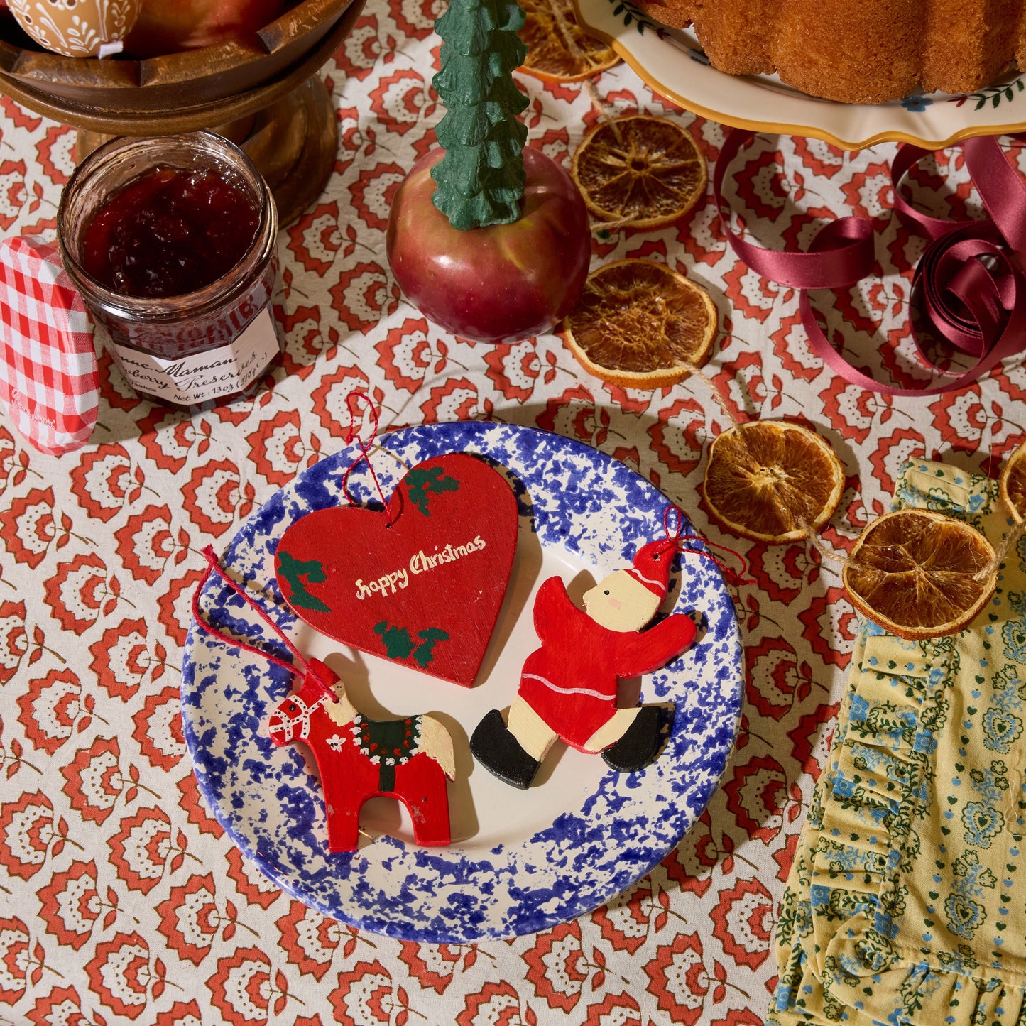 Yuletide Ornament Trio