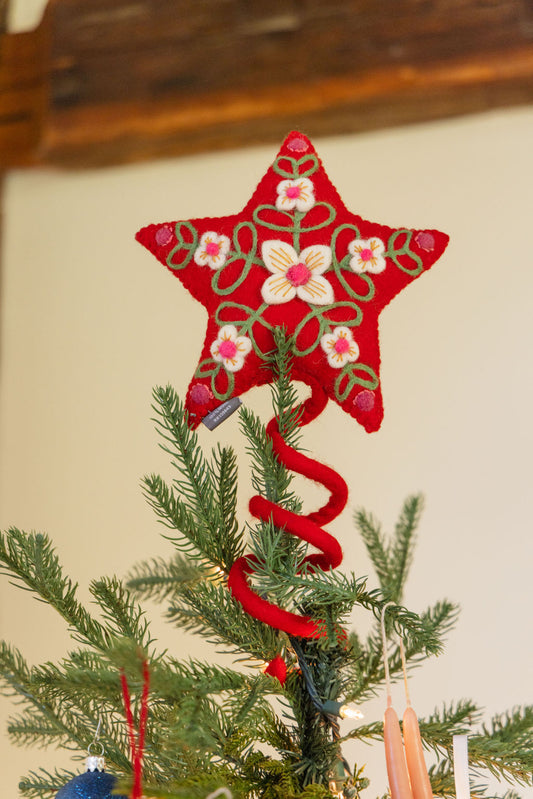 Red Star Tree Topper