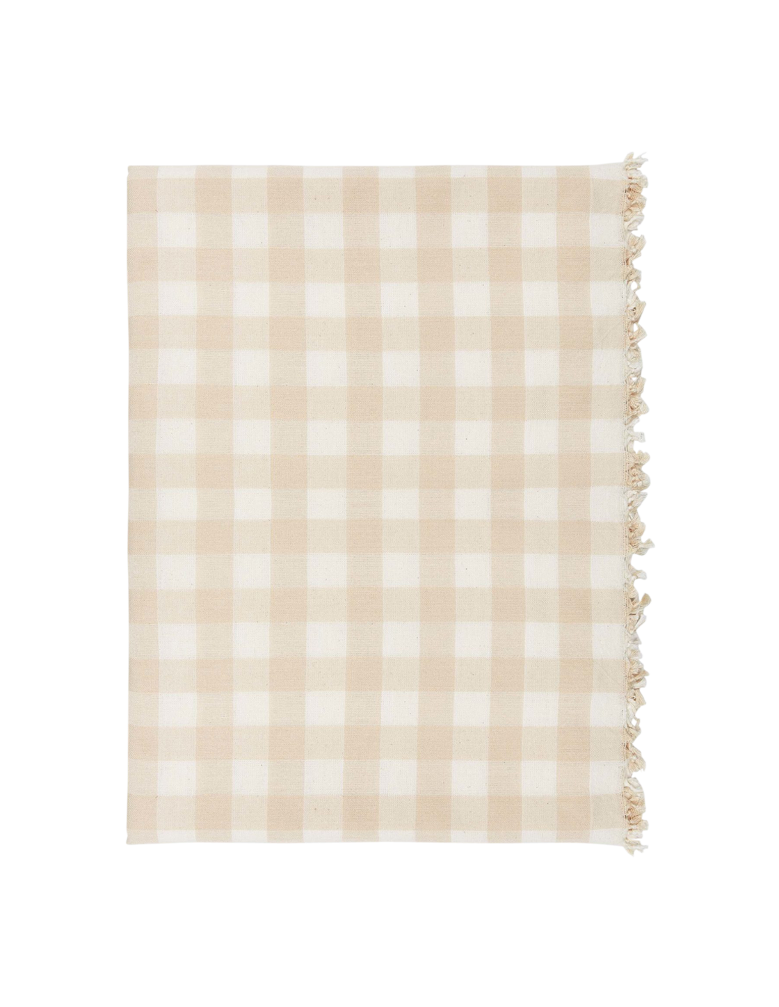 Cream Gingham Tablecloth The Six Bells