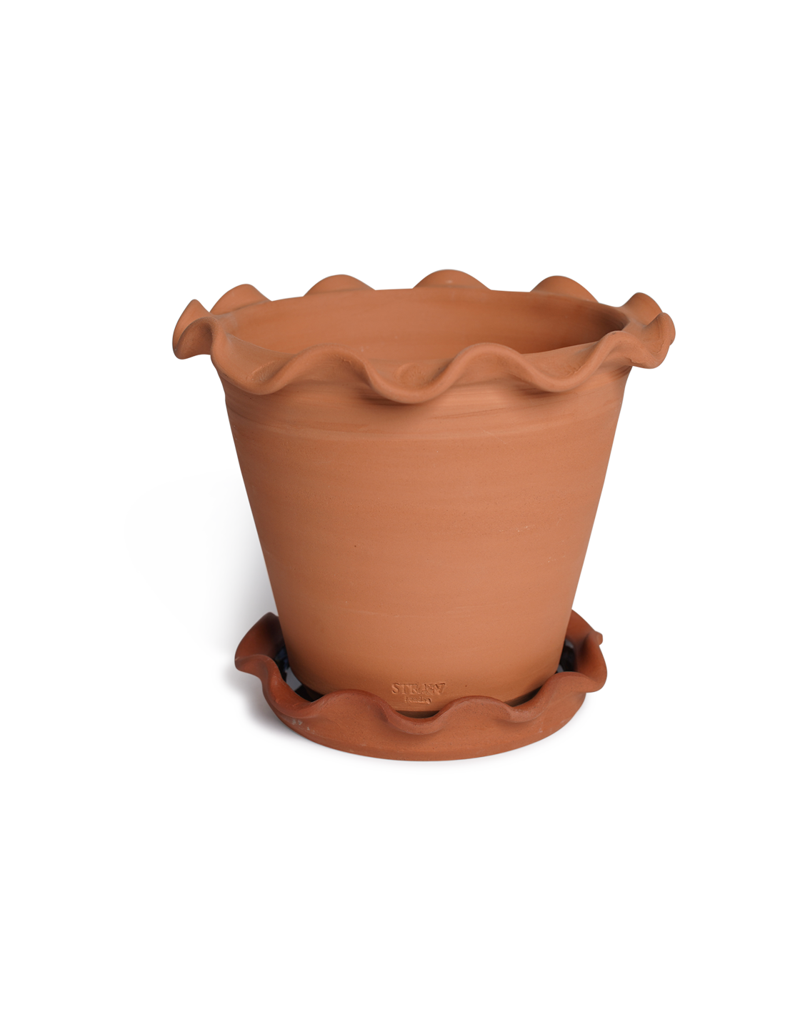 Wavy Edge Terracotta Pots