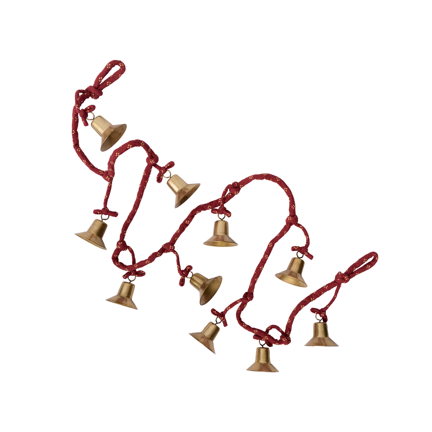 Brass Bell Holiday Garland