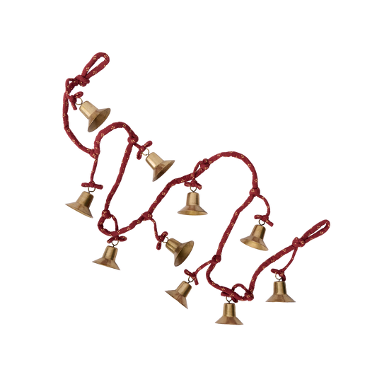 Brass Bell Holiday Garland