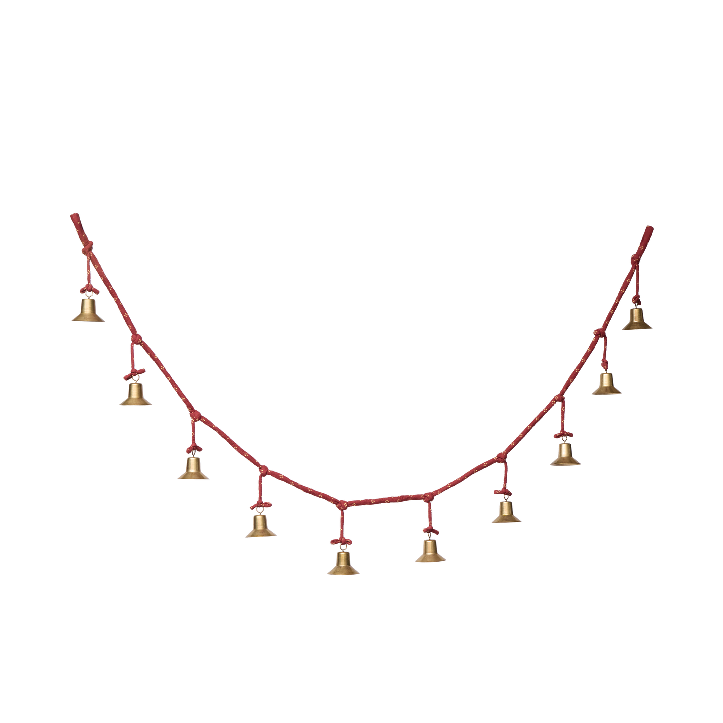 Brass Bell Holiday Garland