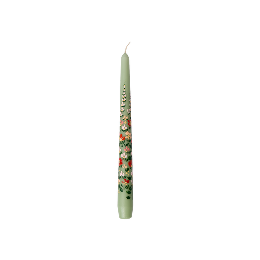 Country Meadow Painted Candle