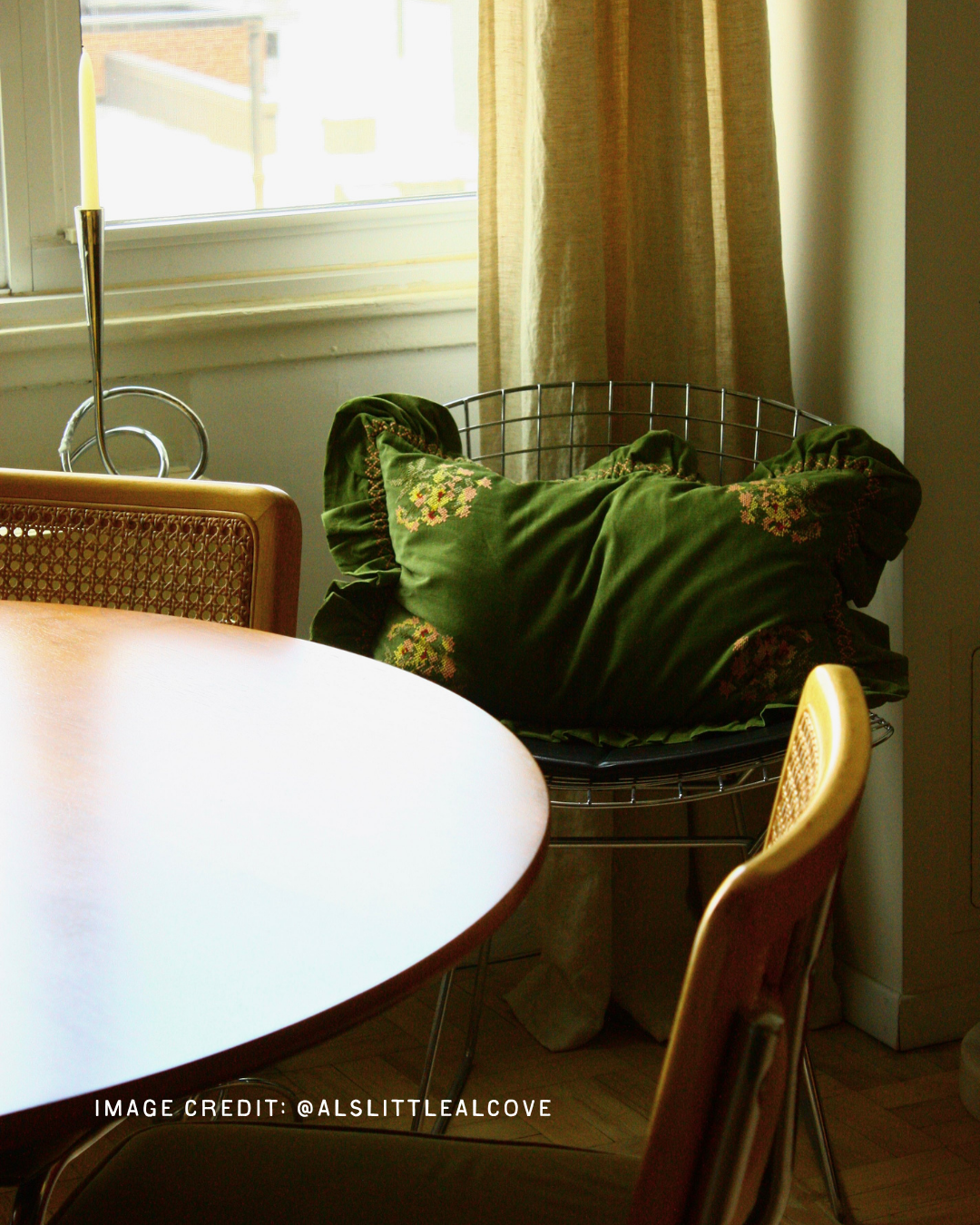 Ristipisto Corduroy Frill Pillow