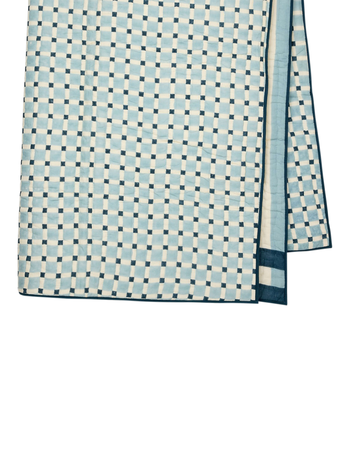 Blue Grid Quilt