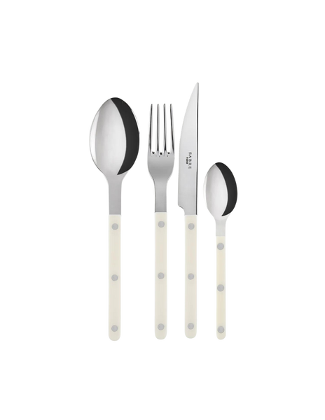 Ivory Solid Bistrot 4-Piece Flatware Set – The Six Bells