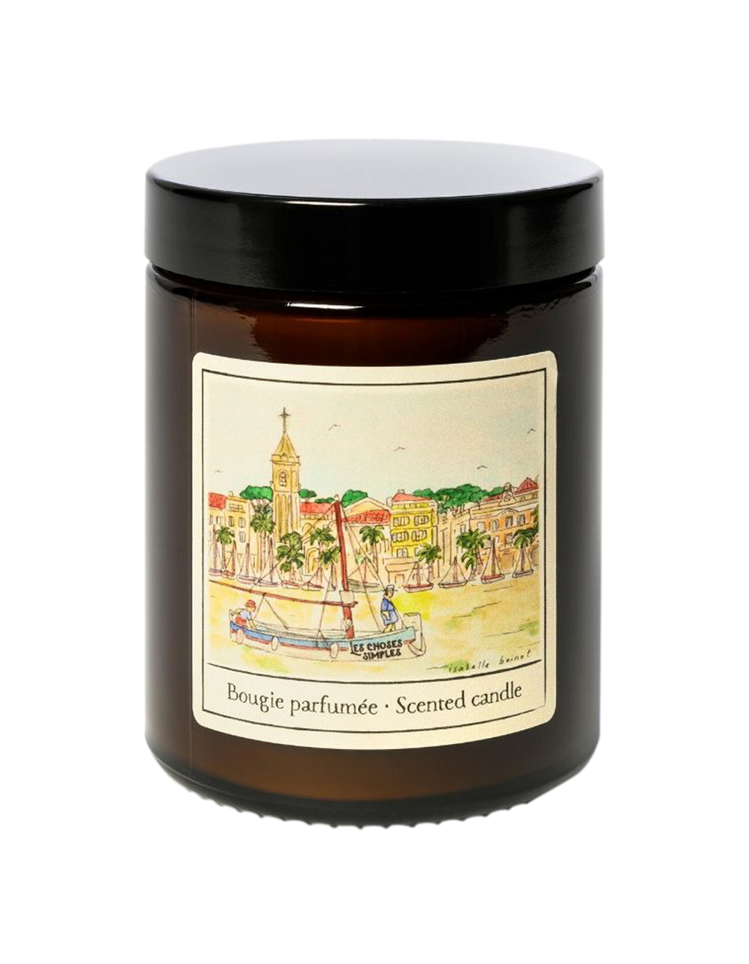 ON THE VERGE/AMBER SCENTED CANDLE
