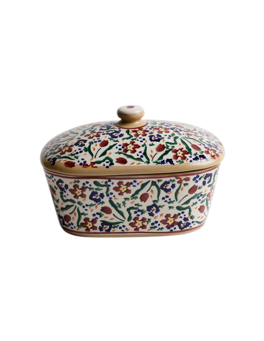 Wildflower Meadow Covered Butter Dish
