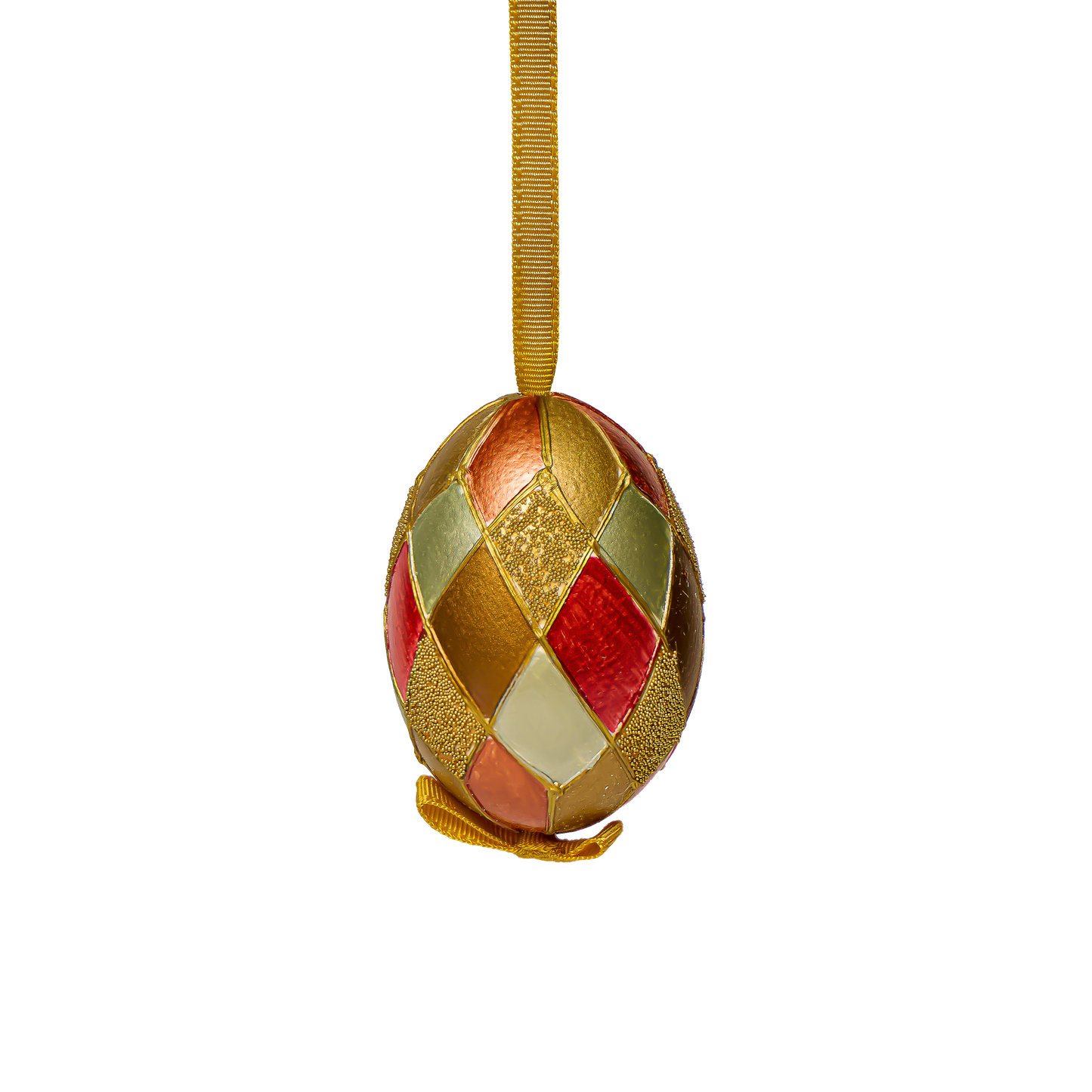 Harlequin Diamond Egg Ornament
