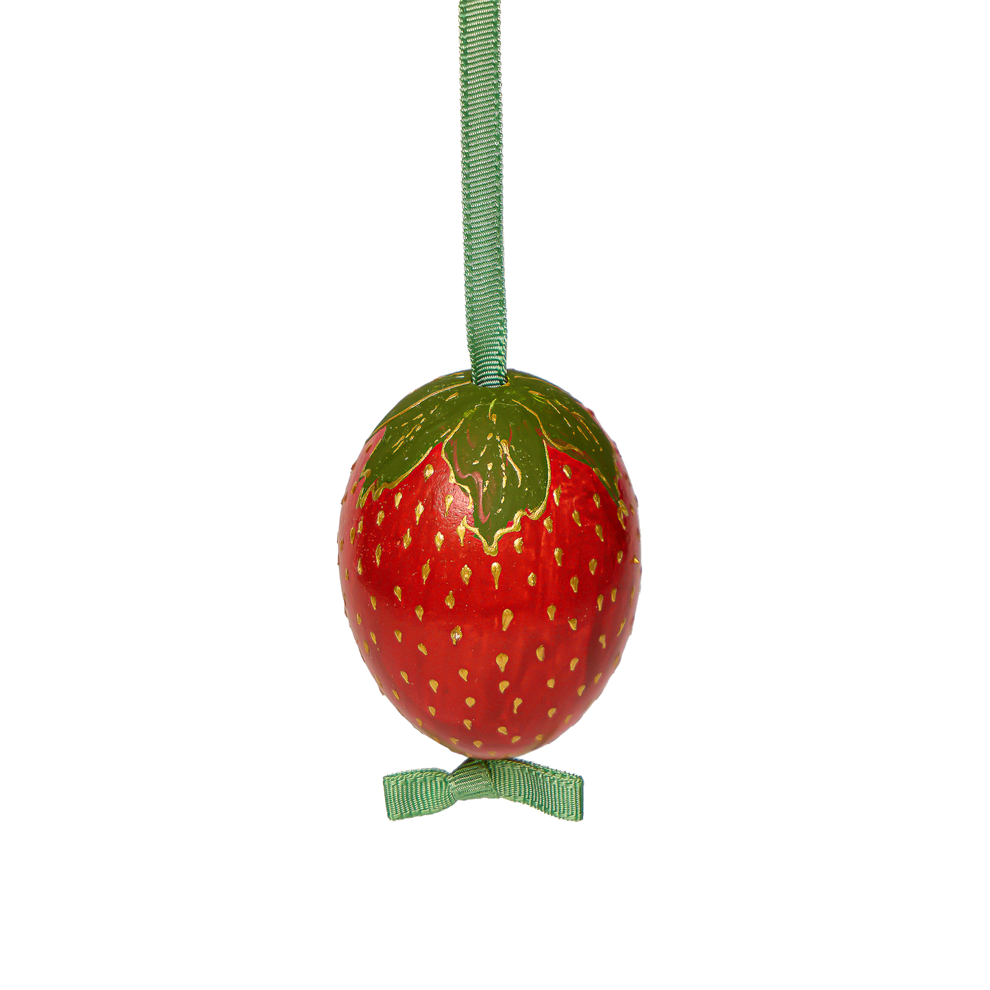 Strawberry Egg Ornament