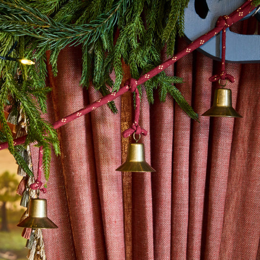 Brass Bell Holiday Garland
