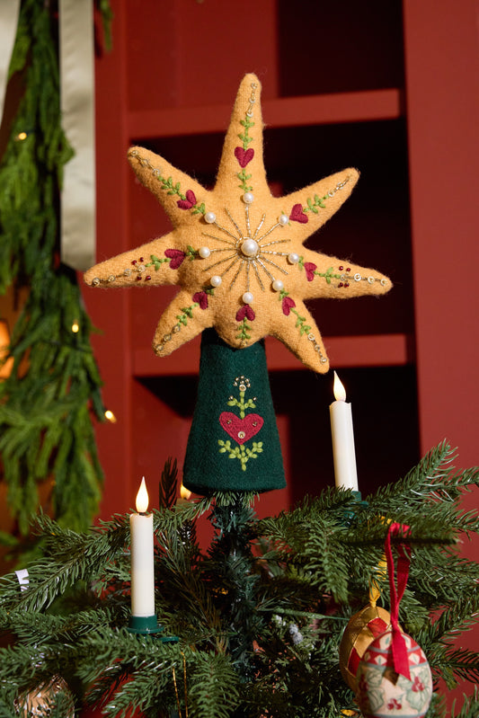 Embellished Felt Tree Topper