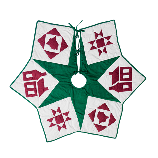 Block Quilted Icon Tree Skirt