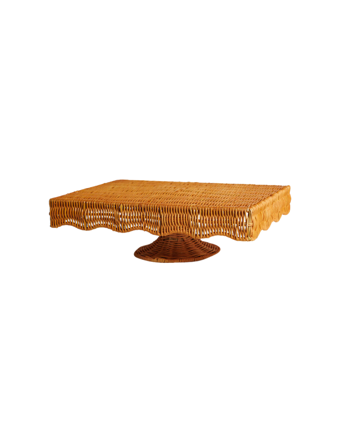 Rectangular Rattan Cake Stand – The Six Bells