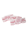 Redwork Embroidered Banner