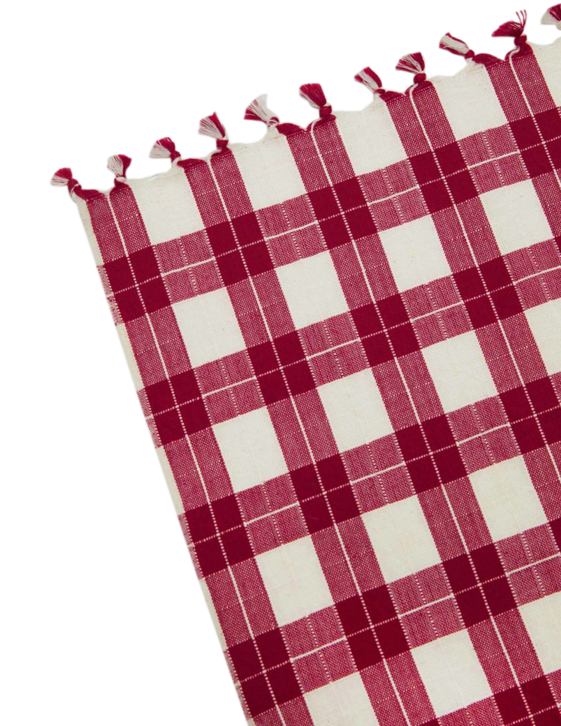 The Bells Tablecloth Plaid Annabelle – Red Six